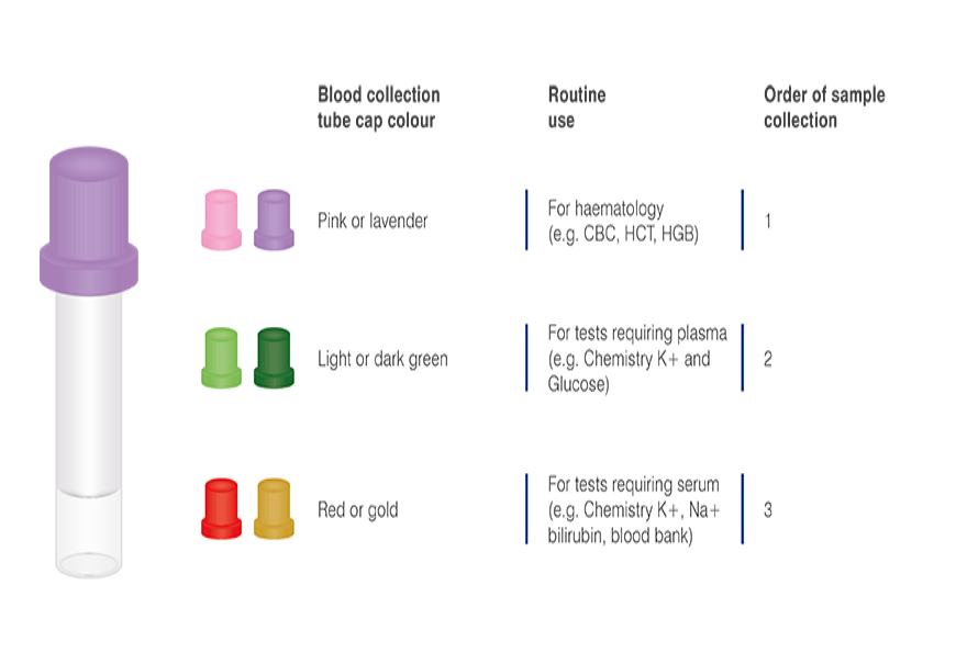Order of sample collection 